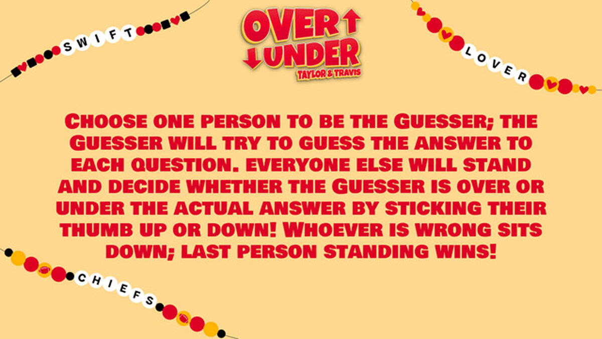 Over Under: Taylor & Travis image number null